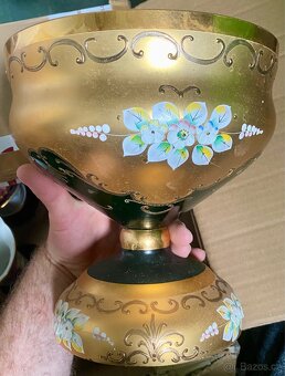 Starožitný porcelán, sochy, vázy, sklo, světla - 12