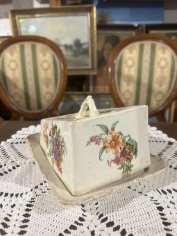 Keramická dóza na máslo ručně malovaná - 12