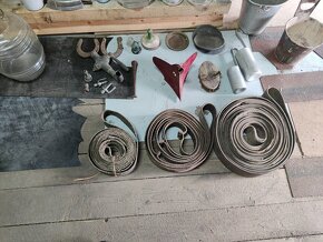 Staré cepy,ploché řemeny, hašple atd.viz fotky - 12