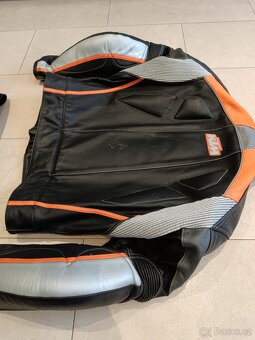 KTM Racing-Pánská kožená moto kombinéza, dvoudílná - 12