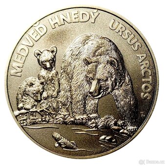 5 euro Slovensko pam. mince s motivy zvířat 2021 - 2023 UNC - 12