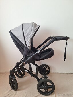 Kombinovaný kočárek Tudore Ranger šedý - 12