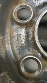Plechové disky kola 6Jx15H2 ET38 5x100 - 12