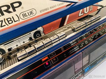 Radiomagnetofon/boombox Sharp WQ-261Z, rok 1985 - 12