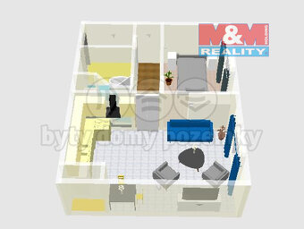 Prodej bytu 2+kk, 47 m², Praha, ul. Hořanská - 12