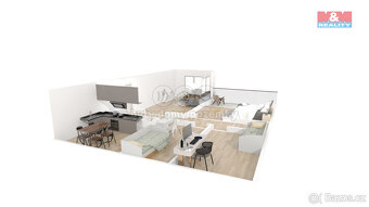 Prodej bytu 3+1, OV, 83 m², Spálené Poříčí, ul. Zámecká - 12