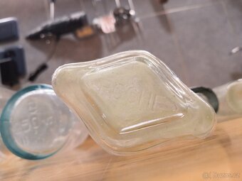 Starožitné lahve, lahvičky, flašky - 12