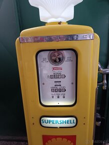 Benzínový stojan Tokheim Shell, kompletní, původní - 12