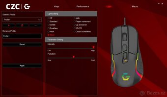 Nová, rozbalená herní myš CZC.Gaming Heretic, záruka - 12