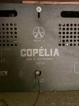 Starožitné rádio s gramofonem Tesla Copélia - 12