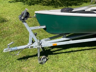 Laminátová loď, člun, pramice MS Composite 4,4m, vozíku - 12