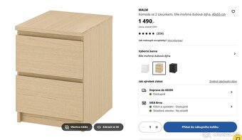 Postel IKEA MALM 180 x 200 - 12