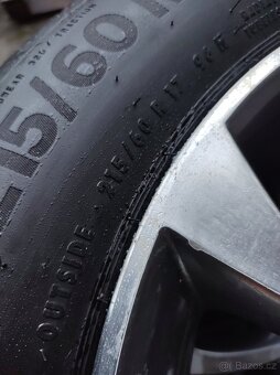 ALUkola 5x114mm pneu 215/60 R17 ContinentalQ6 - 12