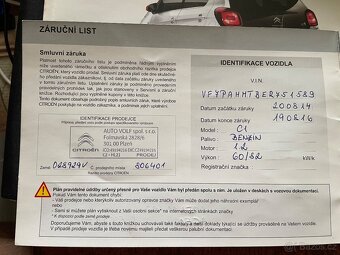 Citroen C1 1.2i 1.maj.koupeno ČR - 12