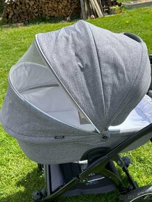 Kočárek NOORDI Fjordi III 2 v 1, dark grey - 12