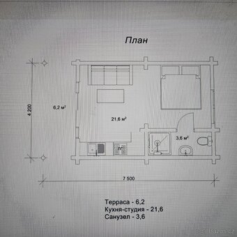 stavebnice domek 4,2m x 7,5m - 12