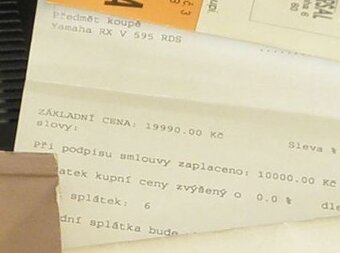 YAMAHA RXV 595 RDS zesilovač s tunerem - 12