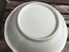 stary dzbanek, miska s fialkami - 12
