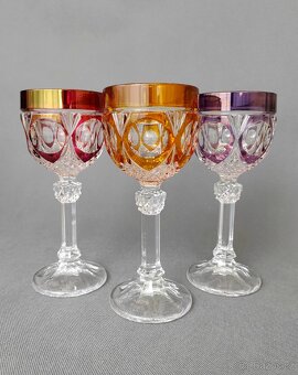 Luxusní sada křišťálových broušených sklenic od Hofbauer - 12