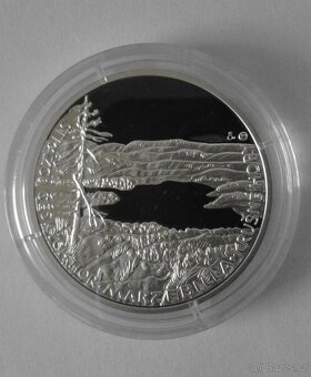 Sada 5 ks stříbrných medailí Strážci českých hor. - 12