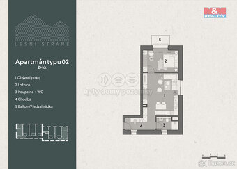 Prodej apartmánu 2+kk, 51 m², Ostružná - 12