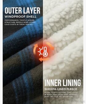 Pánská bundo-košile XL - 12