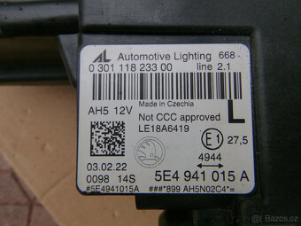 Škoda Octavia 4 originál světlo lampa 5E4941015 5E4941016 - 12