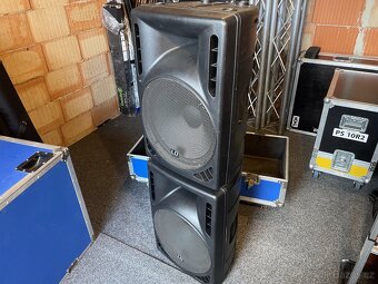 2x Aktivní reprobox LD systems + Case na kolech - 12
