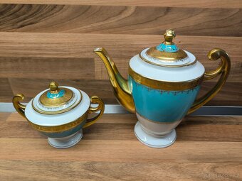 Starožitná Art Deco porcelánová souprava - 12