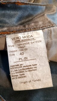 Grunge saténové kalhoty - 12
