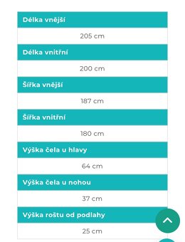 Postel 180x200 + matrace - 12
