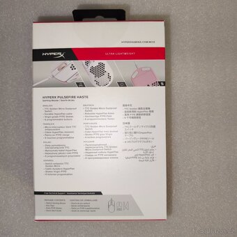 Ultralehká herní myš HyperX Pulsefire Haste černá - 12