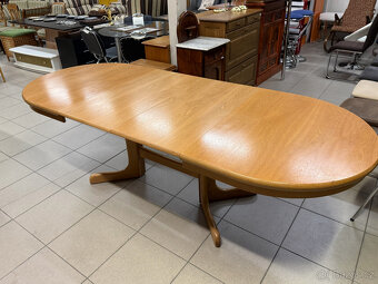 dvakrát set dubový stůl se šesti židlemi - 12