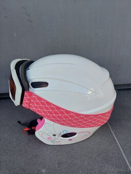 Lyže ELAN LIL SNOW, 120 cm + hůlky + boty + přilba - 12