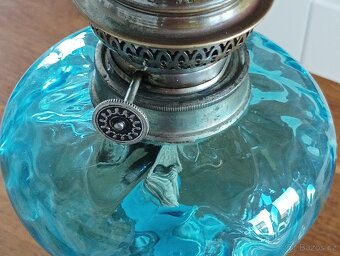 SECESNÍ STAROŽITNÁ PETROLEJKA GAUDARD,FRANCE1900–ART NOUVEAU - 12