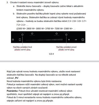 Indukční varná deska Mora VDIS653C - 12