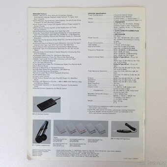 Kazetový magnetofon Nakamichi Dragon s bookletem s ideálním - 12