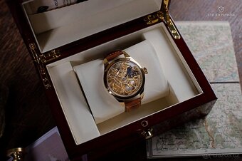 Exkluzivní starožitné skeletové hodinky OMEGA 1938 - 12