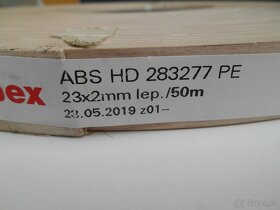 ABS hrana Hranipex 24  1 mm 25 m s Alu Fólií Zlatá Broušen - 12