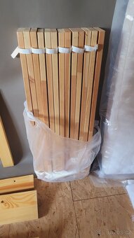 dětská postel IKEA KRITTER dřevěná, antialergická matrace - 12