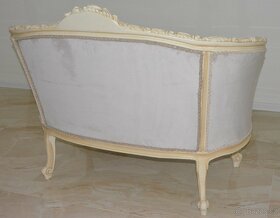 Zámecké řezbované sofa - čalouněné - Gobelín - 12