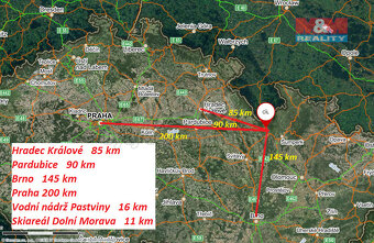 Prodej pozemku k bydlení, 7131 m², Červená Voda - 12