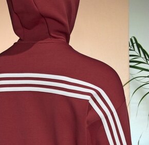 Sportovní vínová mikina - Adidas (vel M/L) - 12