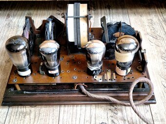 Rádio Telefunken 4A, rok 1928, Německo - 12