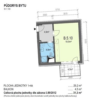 Pronájem bytu 1+kk: Brno Křenová 43 - 12