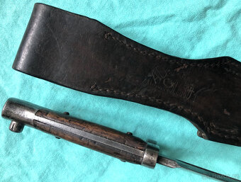 Rakousko-uherský nožový bodák M1888 – komplet - 12