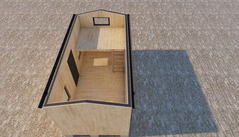 Kontejner 6x3x3, chata, kancelář, tiny hous - 12