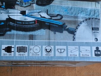 Prodám NEPOUŽITOU pokosovou pilu s posuvem GÜDE GRK 210/300 - 12