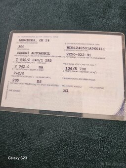 Prodám Mercedes CE W124 Cupe 300 - 12