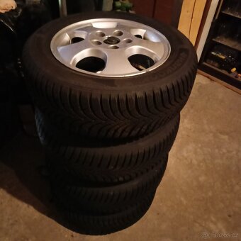 Nové zimní pneu -Alu kola 195×60×15 Opel - 12